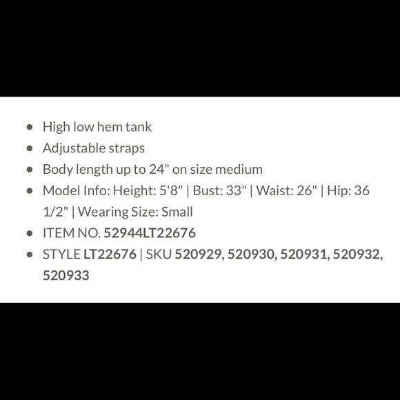 Love Riche V-Neck/T-Back Tank - Picture 3 of 3